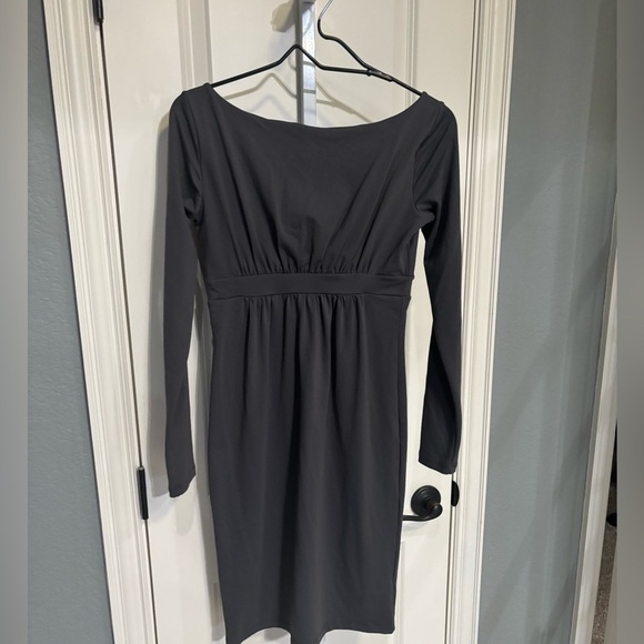 Susana Monaco Size Small Gray/Black B-neck Dress - Picture 3 of 5